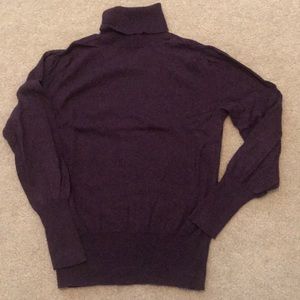 Purple turtleneck